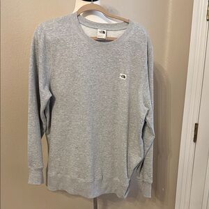 The North Face women Light Gray Crewneck Sweater